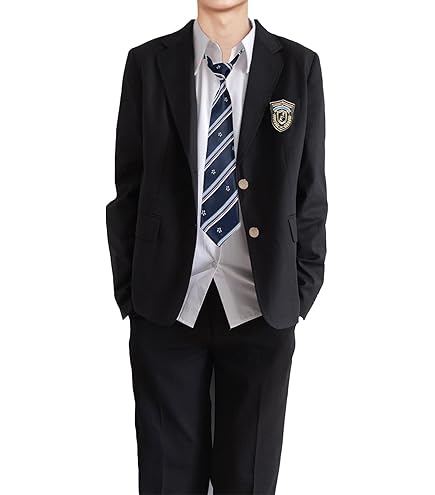 90s 黒×青色セットアップ シャツネクタイ付属 ピンズ 入学式 卒業式 成人式 90s 黒×青色セットアップ シャツネクタイ付属 ピンズ 入学式